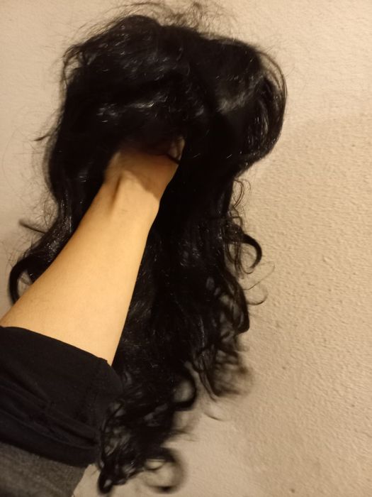 Peruka nowa - Czarne Włosy