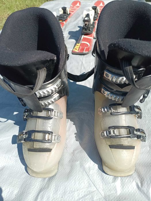 Narty 110, buty, kask- komplet dla dziecka