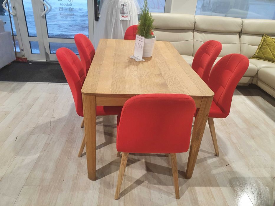 Krzesło K-34 Drewniane tkanina MISTIC UNIMEBEL Promocja -30%