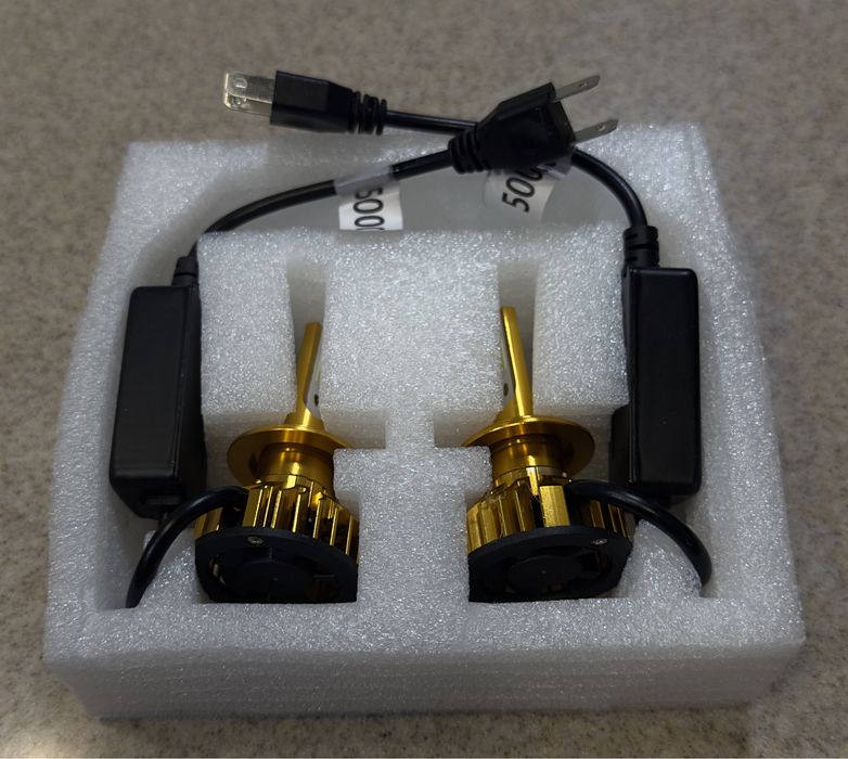 Led лампочки H7 H4 Canbus 5000K лед лампи вентілятор охолодження Н7