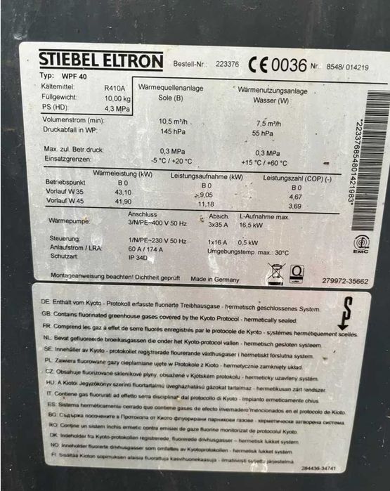 Gruntowa pompa ciepła STIEBEL ELTRON 27KW oraz 40KW Solidne Gwarancja!