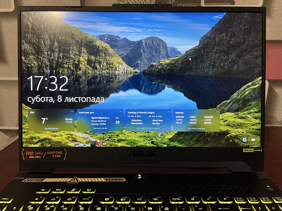 Игровой Ноутбук Asus Tuf Gaiming a15