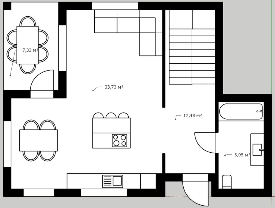 Двоповерховий будинок 110м2 у с.Лісові Гринівці На етапі будівництва!