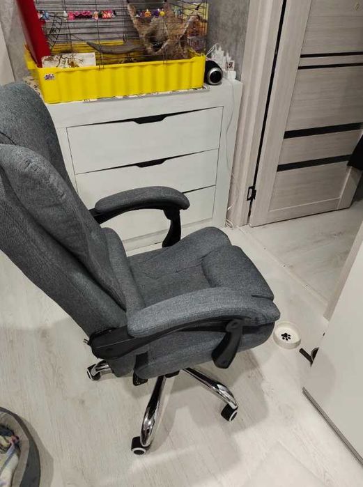 офисное кресло с подставкой для ног axis крісло комп'ютерне офісне