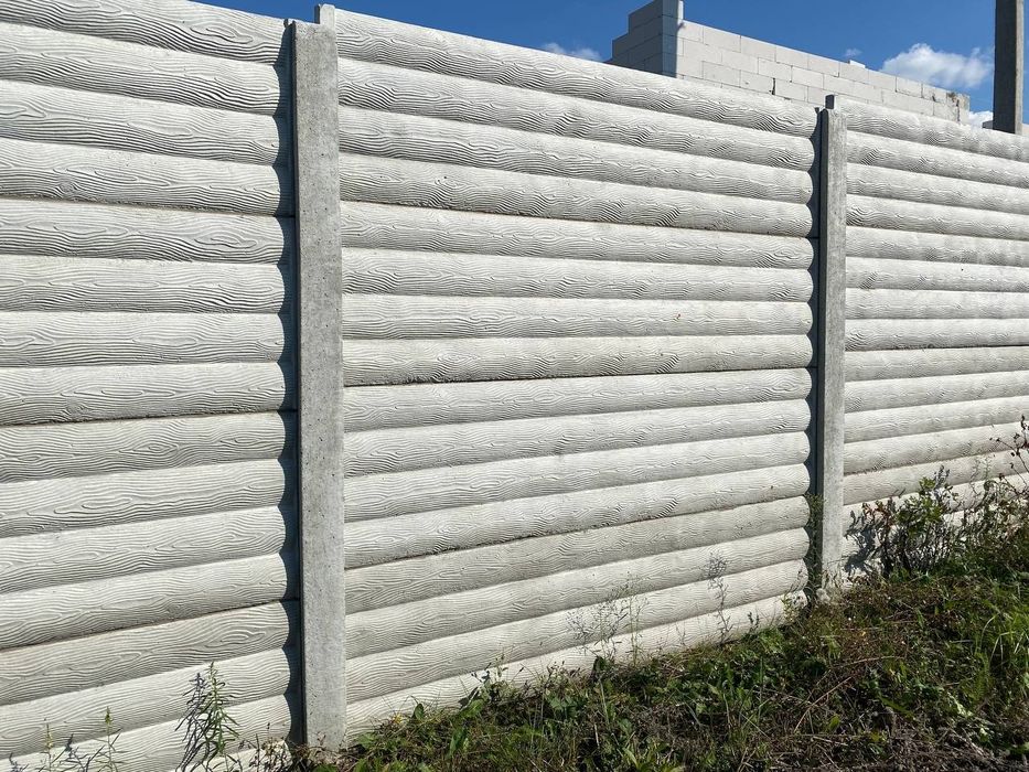 Эстетичные бетонные еврозаборы в Днепре