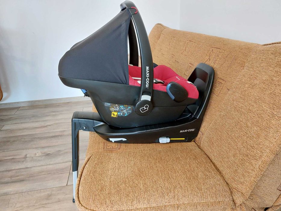 Nosidełko Fotelik 0-13 Maxi Cosi Pebble Plus + baza FamilyFix 2! BDB!