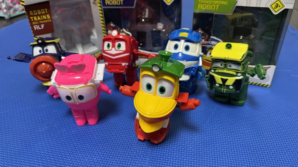 Роботы поезда робот трансформер robot trains