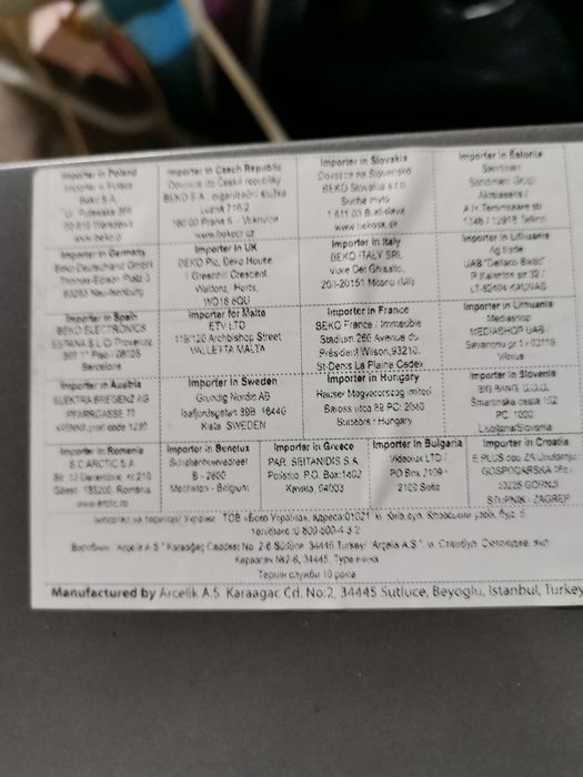 Exaustor Beko 60 cm (falta o filtro pequeno)