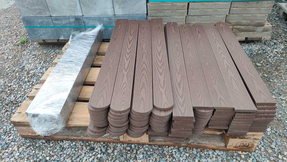 Sztachety kompozytowe balustrady ogrodzenie sztacheta kompozyt deska