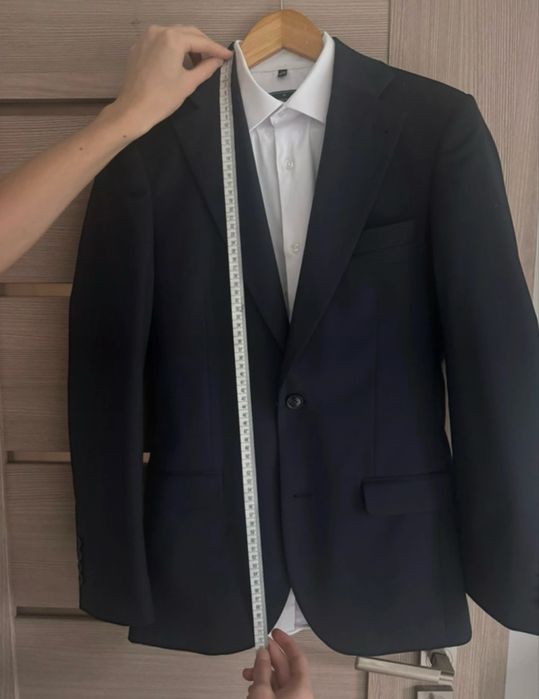 Garnitur młodzieżowy, koszula, buty