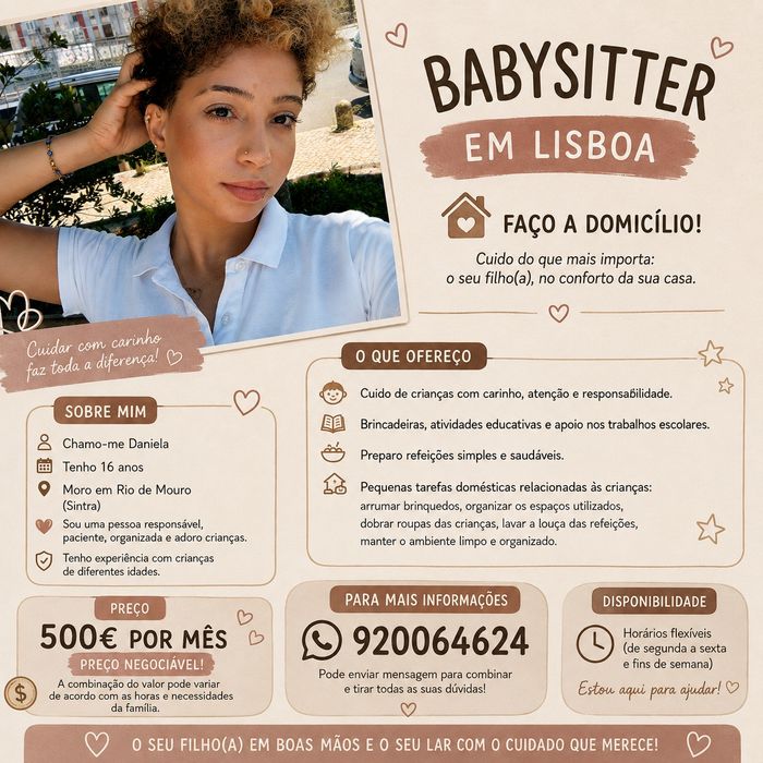 Nanny (Babysitter) in Lisbon