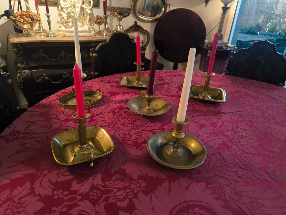 Conjunto de candelabros ingleses