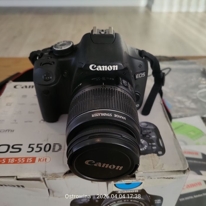 Canon 500D obiek. 18-55, Full Pack, 4486 zdjeć, Idealny. GRATISY