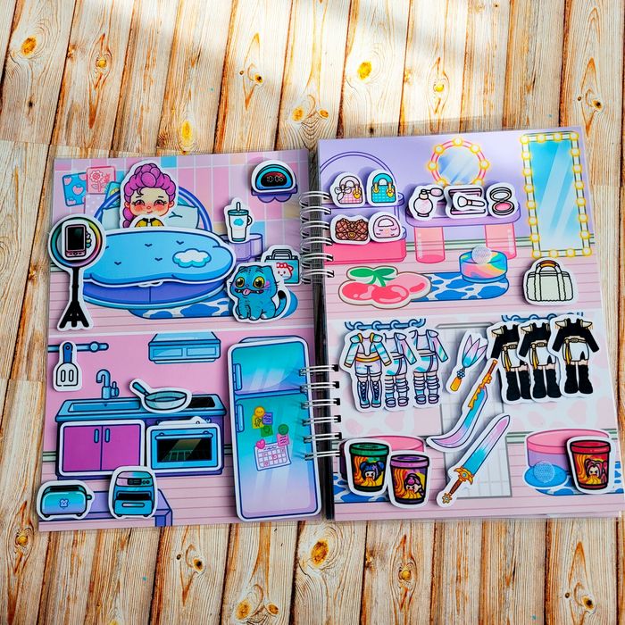 Książka na rzepy K-pop Demon Hunters. Lamibook. Huntrix