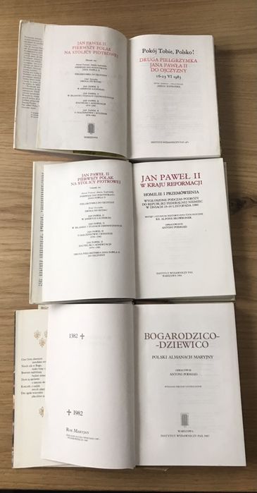 Zestaw 3 ksiazek o Św. Janie Pawle 2
