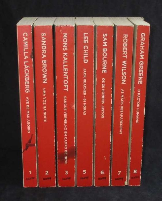 Livros Colecção Calafrio Policial