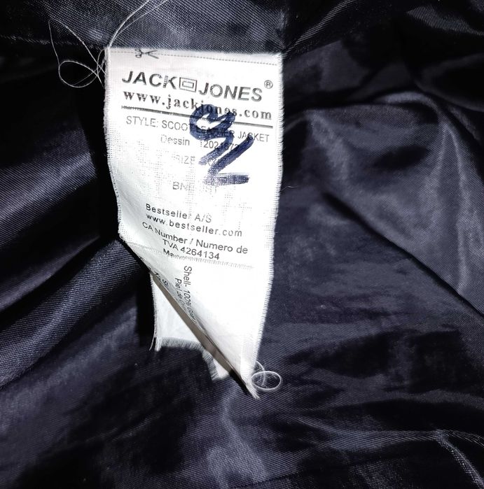 Skórzana kurtka Jack & Jones XXL