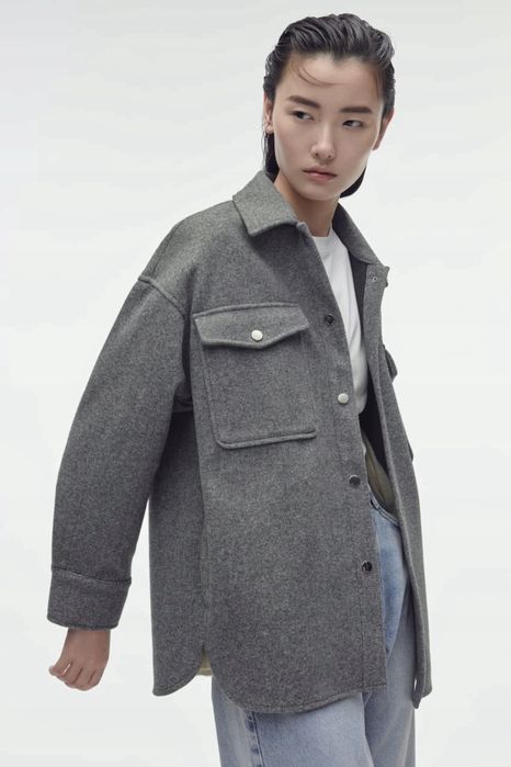 Kurtka koszulowa z dzianiny dresowej Zara