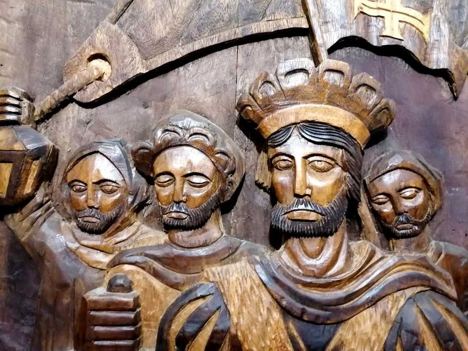 "Navegadores" (Quadro em Madeira).