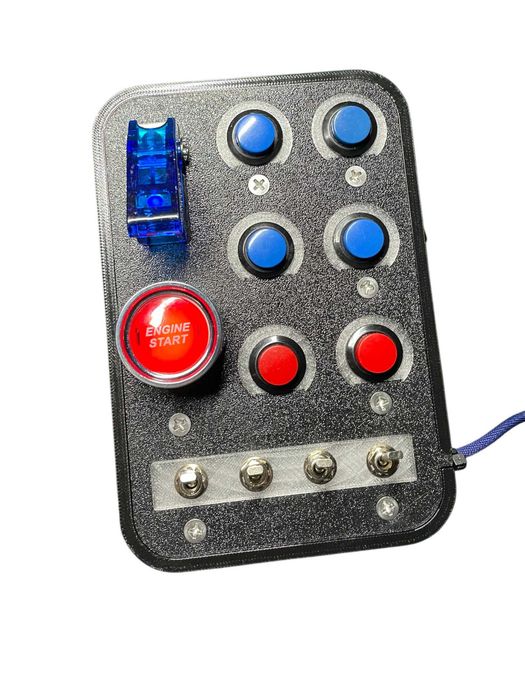 Button Box USB PC start/stop dźwignia guziki panel ETS2 ATS symulator ...