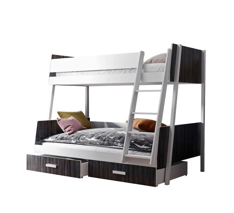 Łóżko piętrowe 3-osobowe MORITZ MEBLOBED 90x200+120x200