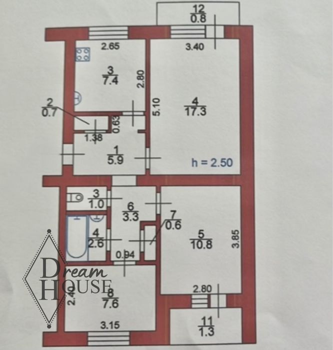 Продаж 3 кімнатної квартири