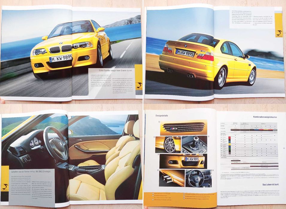 BMW M-Power 2002 - M3 E46 & M5 E39 - MEGA prospekt 104 strony ! stan BDB- *przesyłka GRATIS !