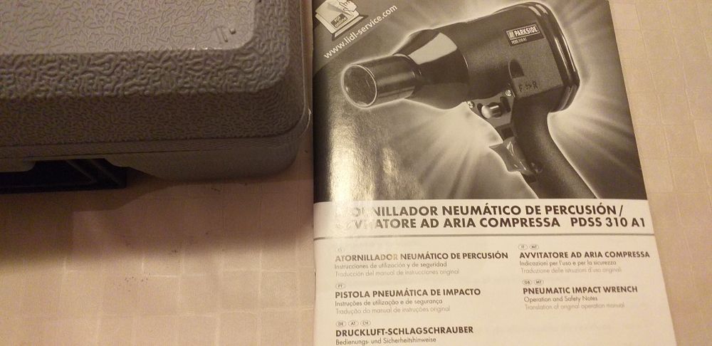 Pistola pneumática de impacto parkside(nova)