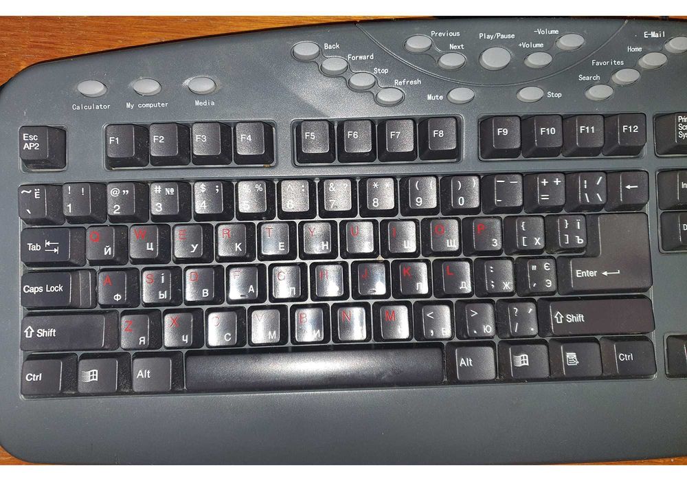 Мультимедіа клавіатура Codegen KB-2125 PS/2 робоча на 80%, під ремонт