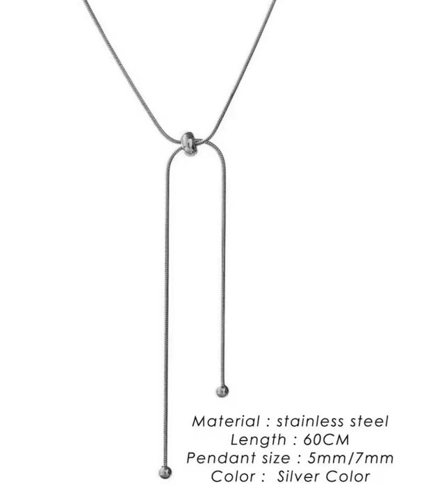 Naszyjnik+ bransoletka_kpl biżuterii_ minimalizm