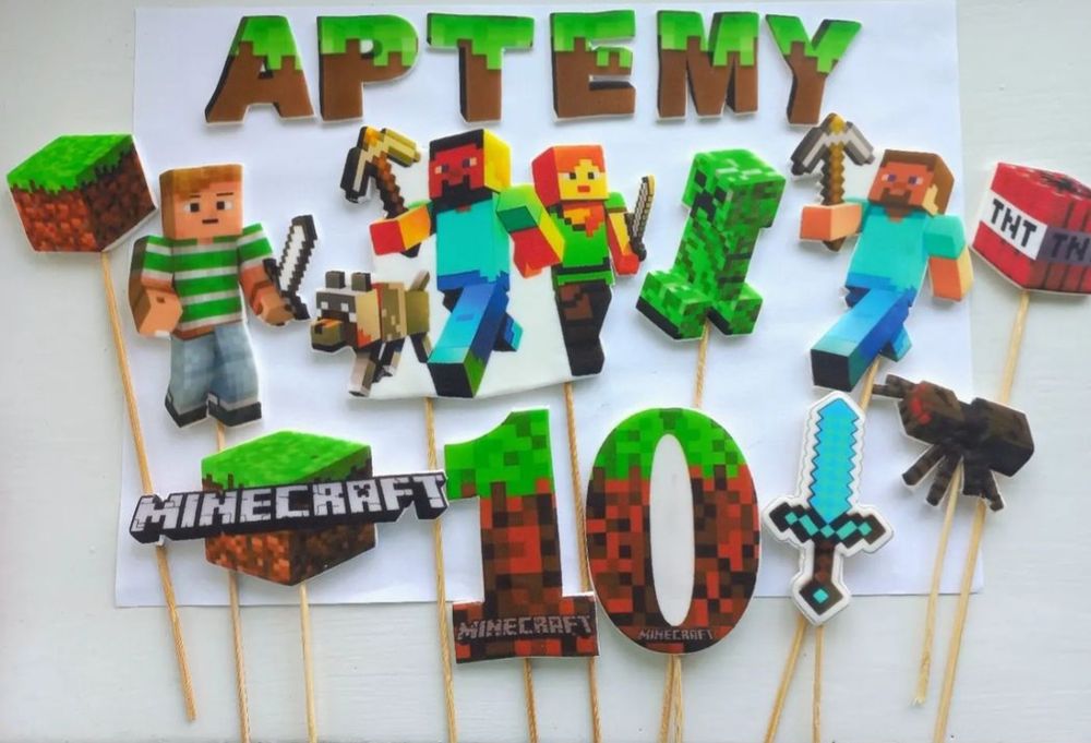 Топери на замовлення, цукрові прикраси для торта, кондитерська сировин