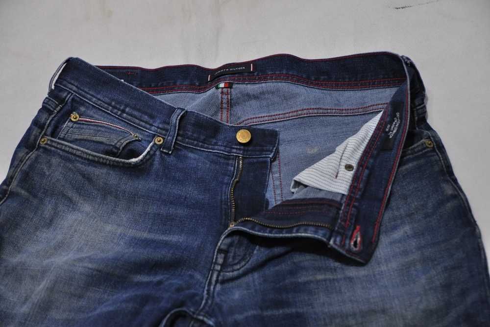 TOMMY HILFIGER DENTON L 92cm 34/30 męskie spodnie jeansowe stretch s8v