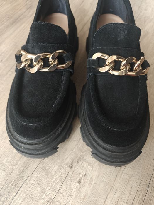 Loafersy lordsy mokasyny 40 badura