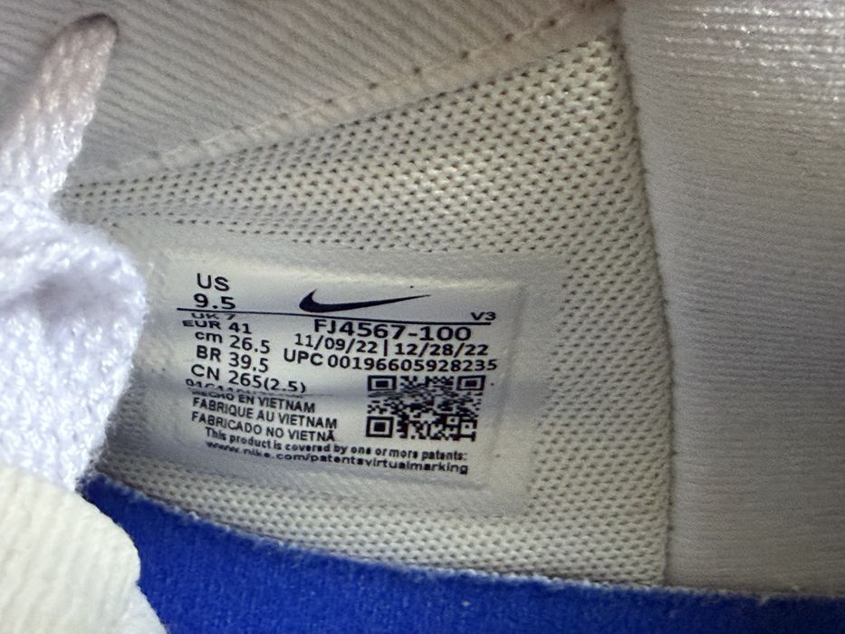 Nike Air Force 1 Shadow White Blue Tint