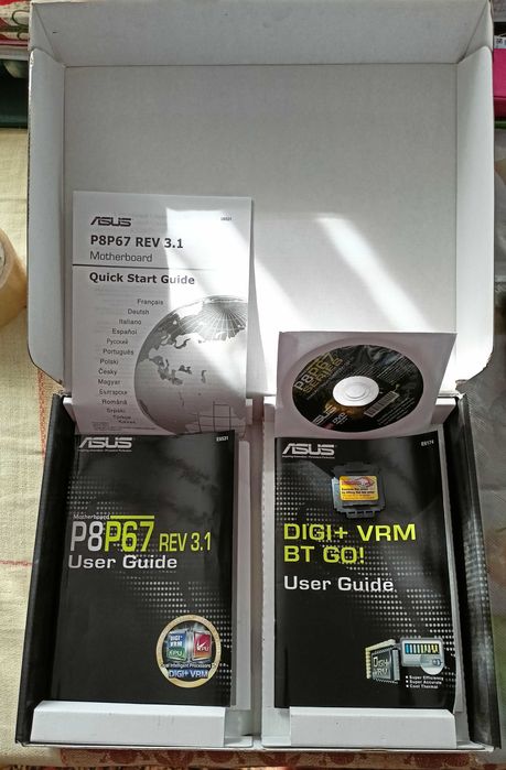 Комплект Socket 1155 - Asus P8P67 B3, Core i7-2600k, DDR3 1600 16Gb