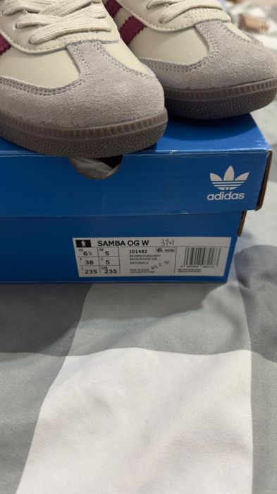 Ténis adidas samba OG putty grey marron