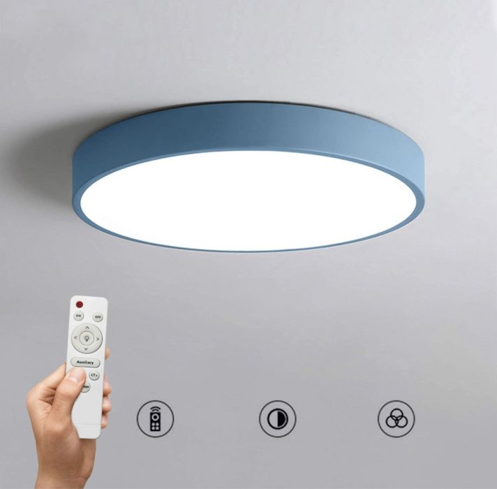 [NOVO] Candeeiro de teto LED Azul 50cm 36W