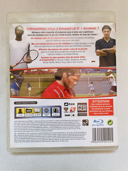 Gra TopSpin 3 na PS3