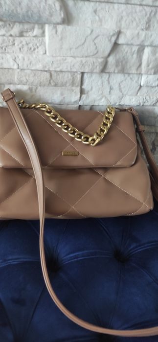 Torebka Wittchen camel na pasku