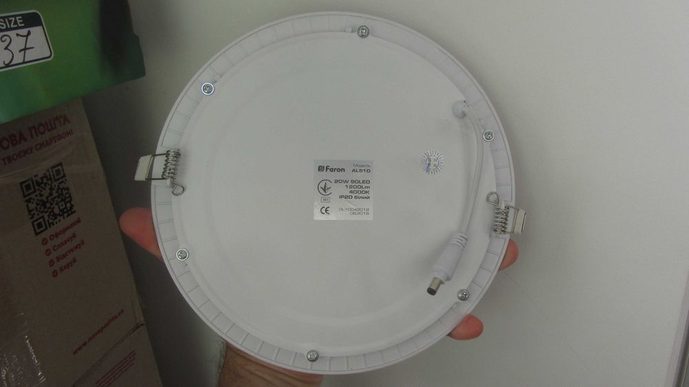 Светодиодный светильник Feron AL510 20W круг белый 1200Lm 4000K