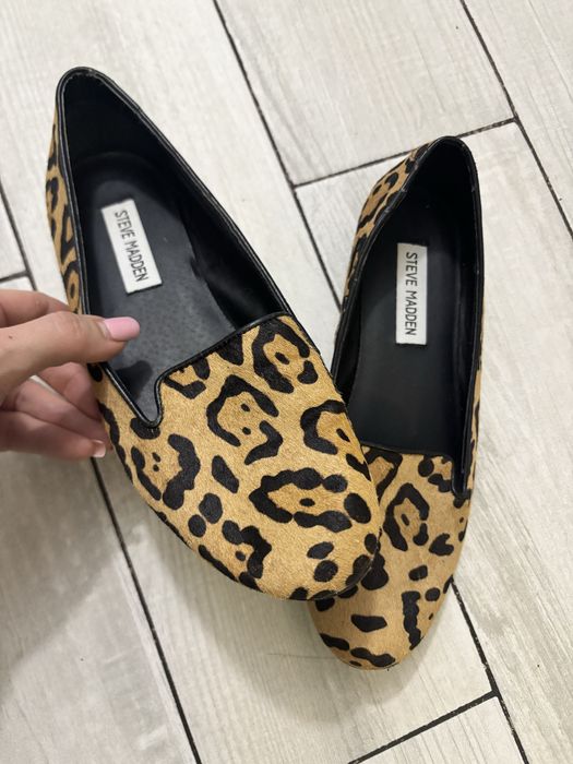 Леопардові балетки/туфлі/лофери Steve Madden
