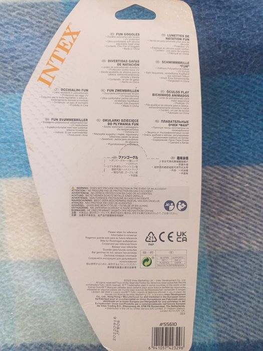 Óculos de natação Intex