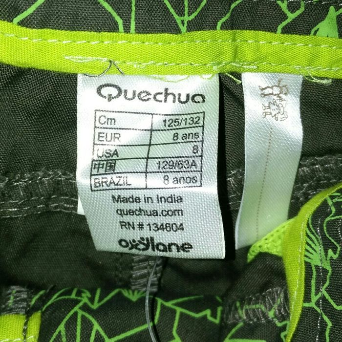 Calcão Bermuda + Camisola Técnica Criança Quechua Novos!