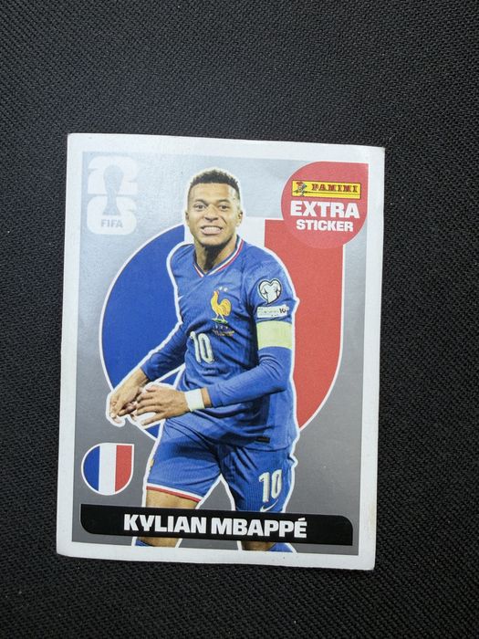 Cromo de prata Mbapé