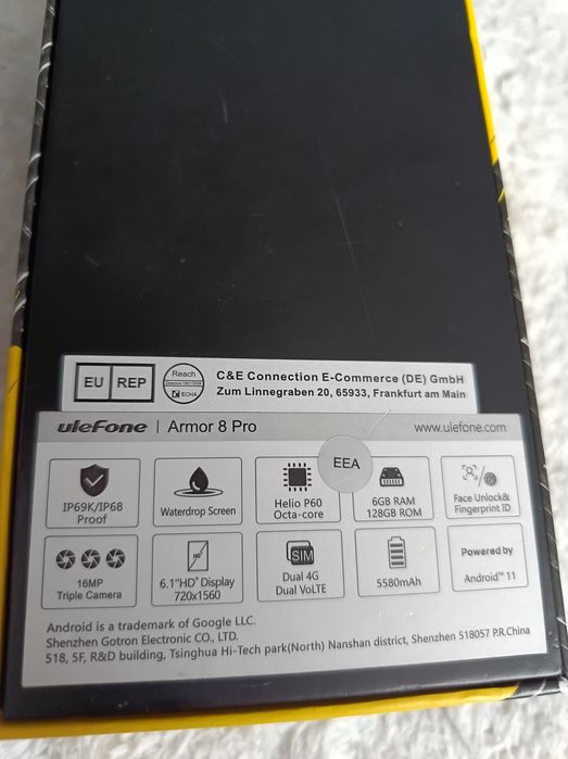 Pancerny telefon Armor 8 PRO