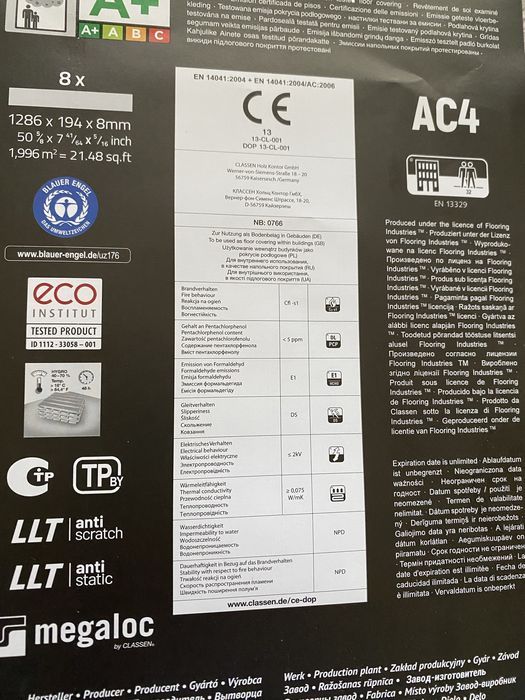 Ламинат Германия Classen CASA Classic