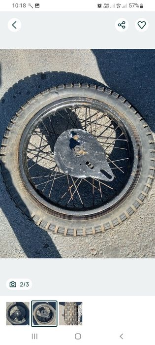 Мото колесо R16 cсср,ретро,иж,ява,восход,минск