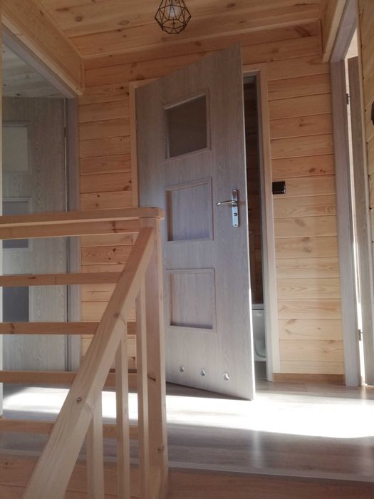 Domek nad jeziorem, Okuninka Jezioro Białe, Domek z Jakuzzi, Strefa relaksu
