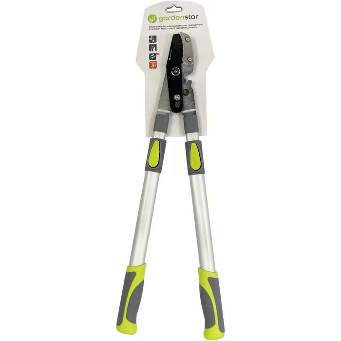 Nożyce teleskopowe kowadełkowe do gałęzi sekator 63-87cm