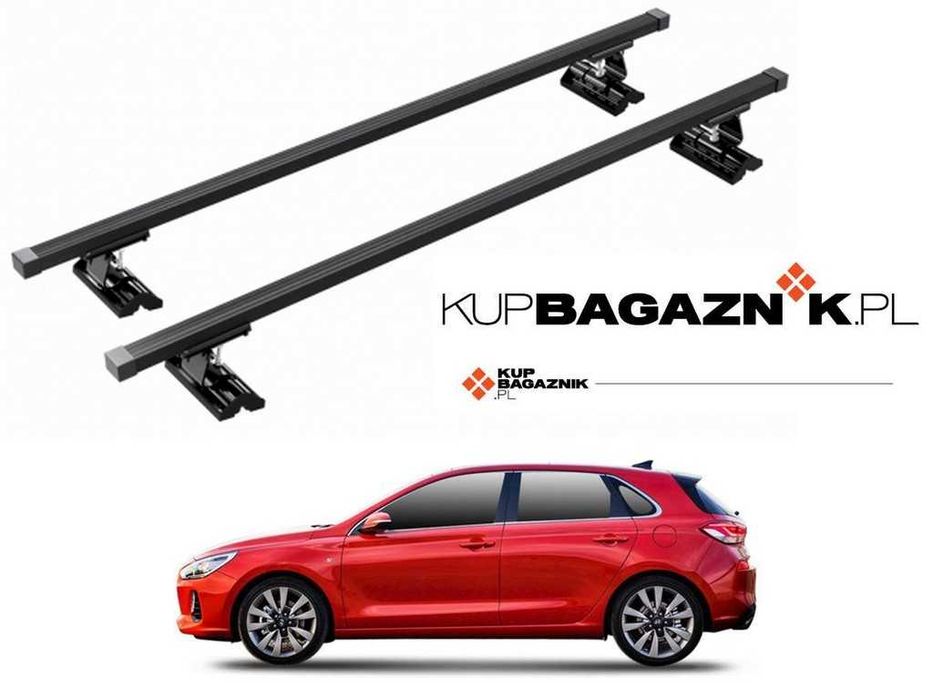 Bagażnik Dachowy Hyundai i30 Hatchbac 2018 do 2024 bazowy reling belki
